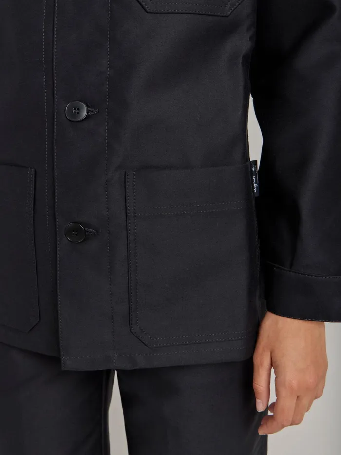 Agns B Jackets and Coats Women Black Cotton Jacket X Dolmen