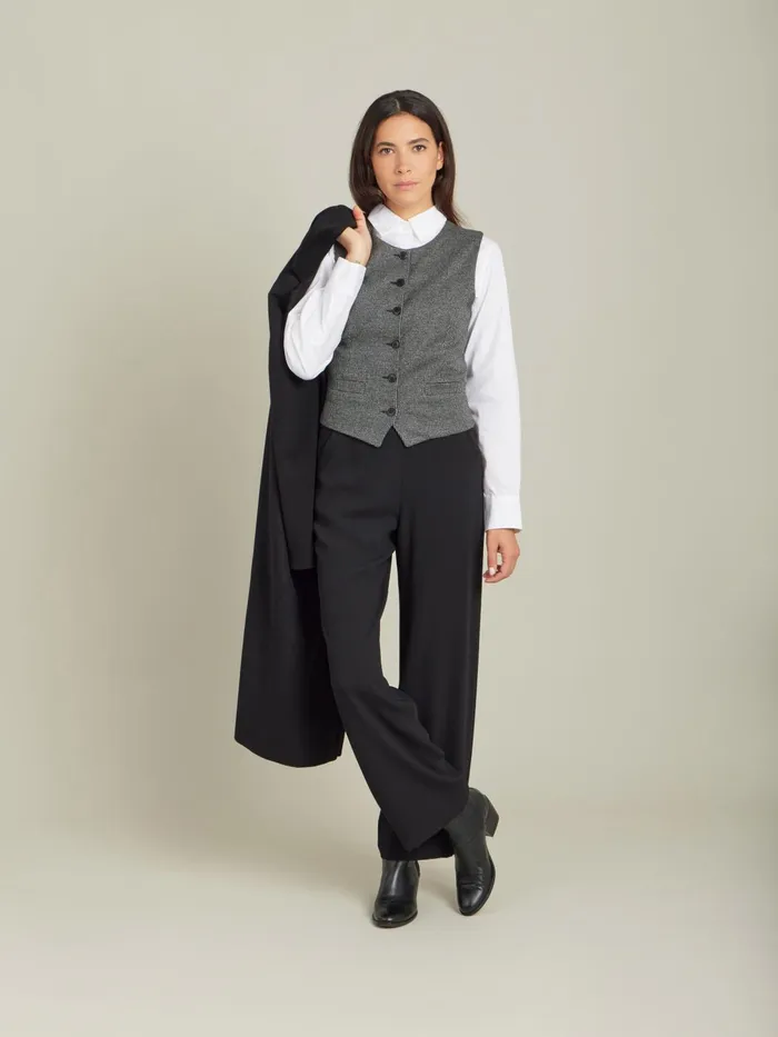 Agns B Jackets and Coats Women Black Jacquard Adrien Cardigan