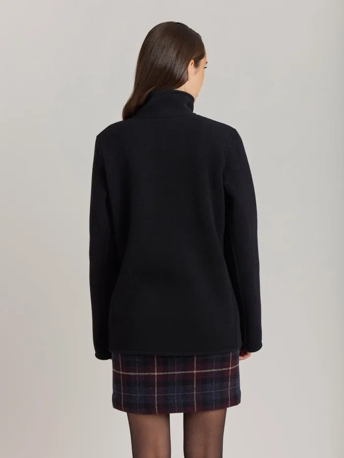 Agns B Jackets and Coats Women Black Wool Jacket