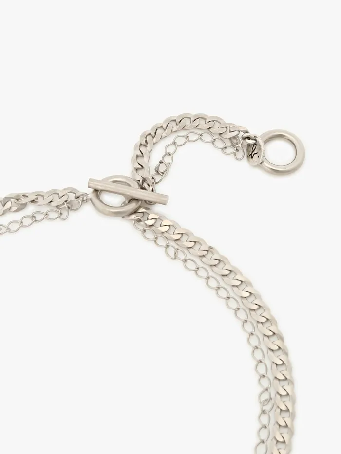 Agns B Jewellery and Watches Men Silver Nelson Silver Necklace