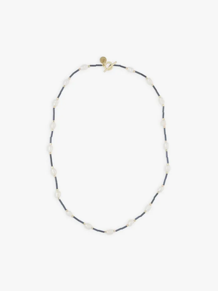 Agns B Jewellery and Watches Women White Freshwater Pearl Estee Necklace