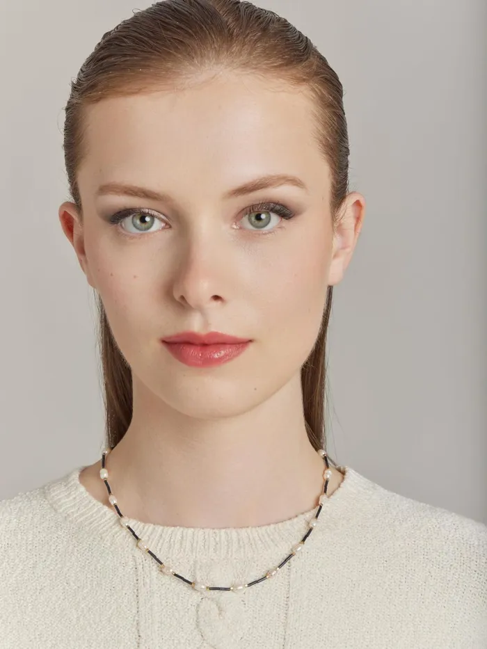 Agns B Jewellery and Watches Women White Freshwater Pearl Estee Necklace