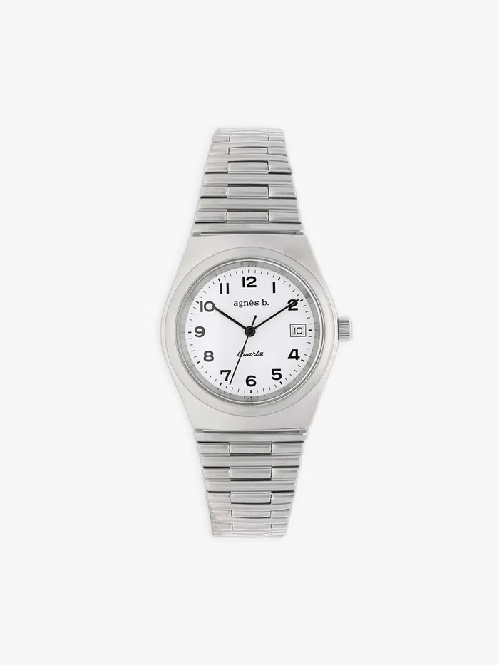 Agns B Jewellery and Watches Women White Watch Message 034J039aime Le Cinma034 I Love The Cinema