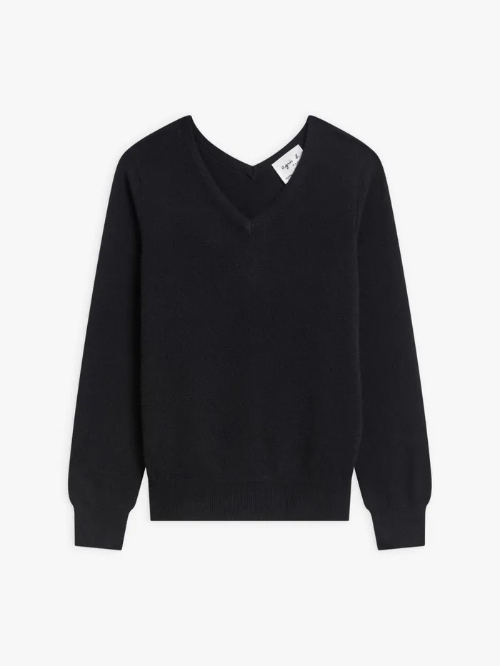 Agns B Jumpers Women Black Cashmere Longsleeve Kristen Jumper