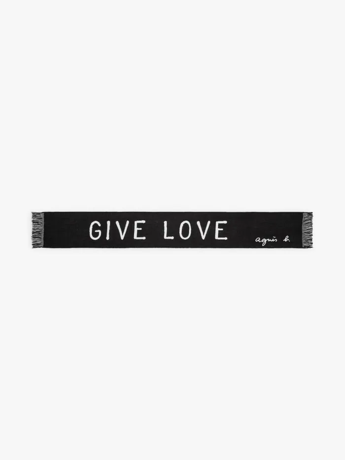 Agns B Scarves MenWomen Give Love Scarf