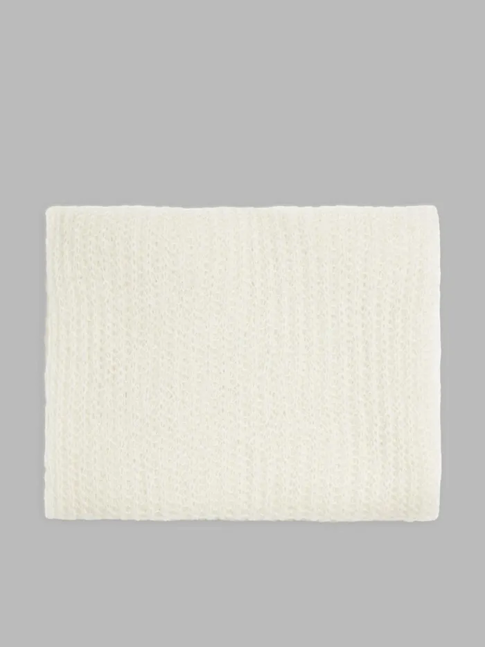 Agns B Scarves Women Cream Chlo Lurex Scarf
