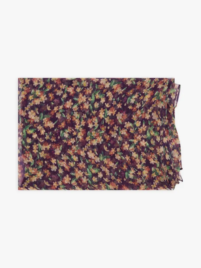 Agns B Scarves Women Edwina Silk Crepon Scarf