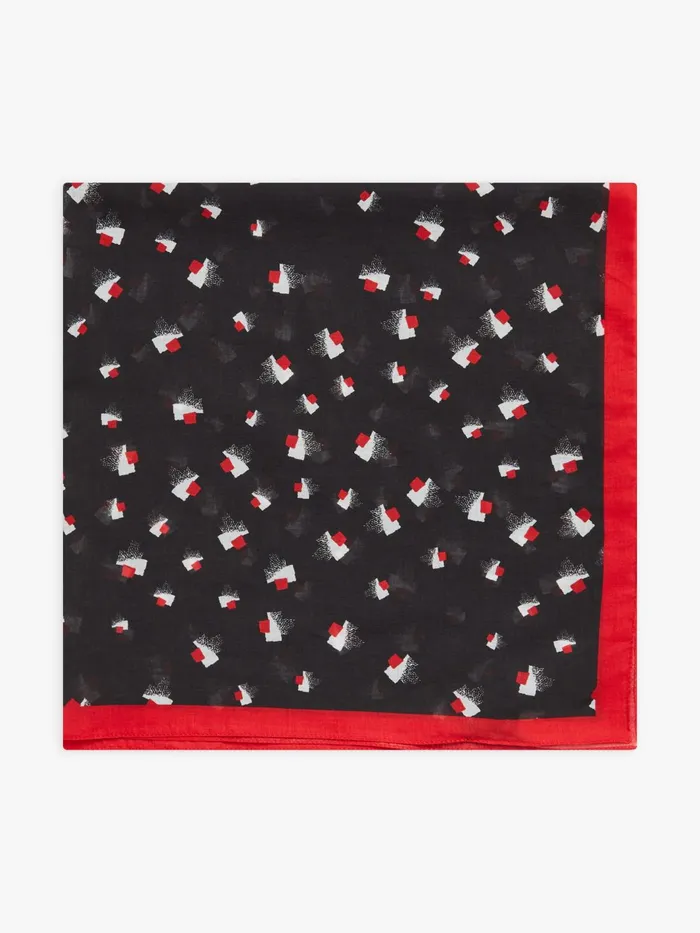 Agns B Scarves WomenMen Red Cotton Joyce Bandana