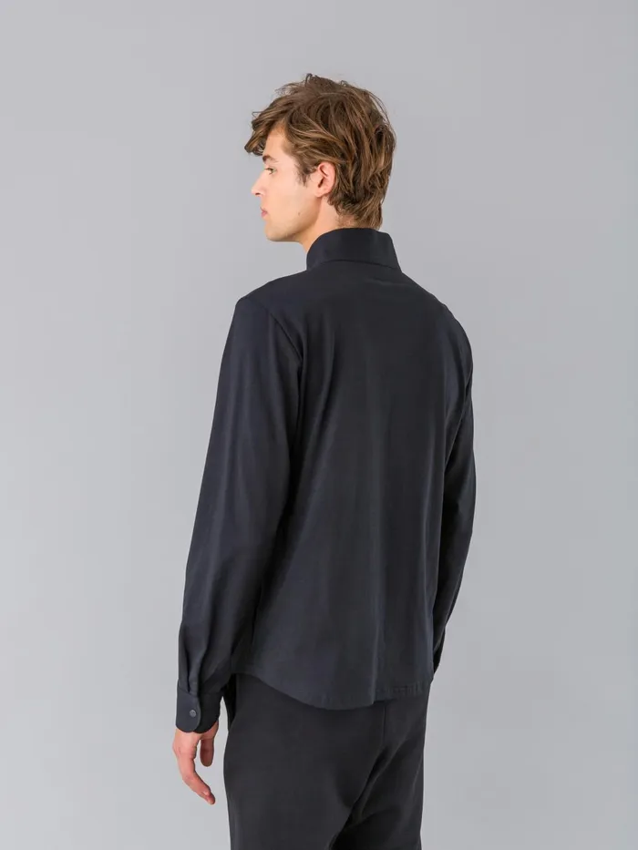 Agns B Shirts Men Black Cotton Lazare Shirt