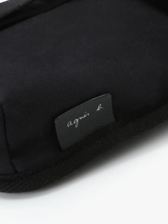 Agns B Shoulder Bags Men Black Cotton Shoulder Bag