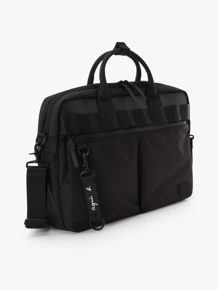 Agns B Shoulder Bags Men Black Nylon Bag