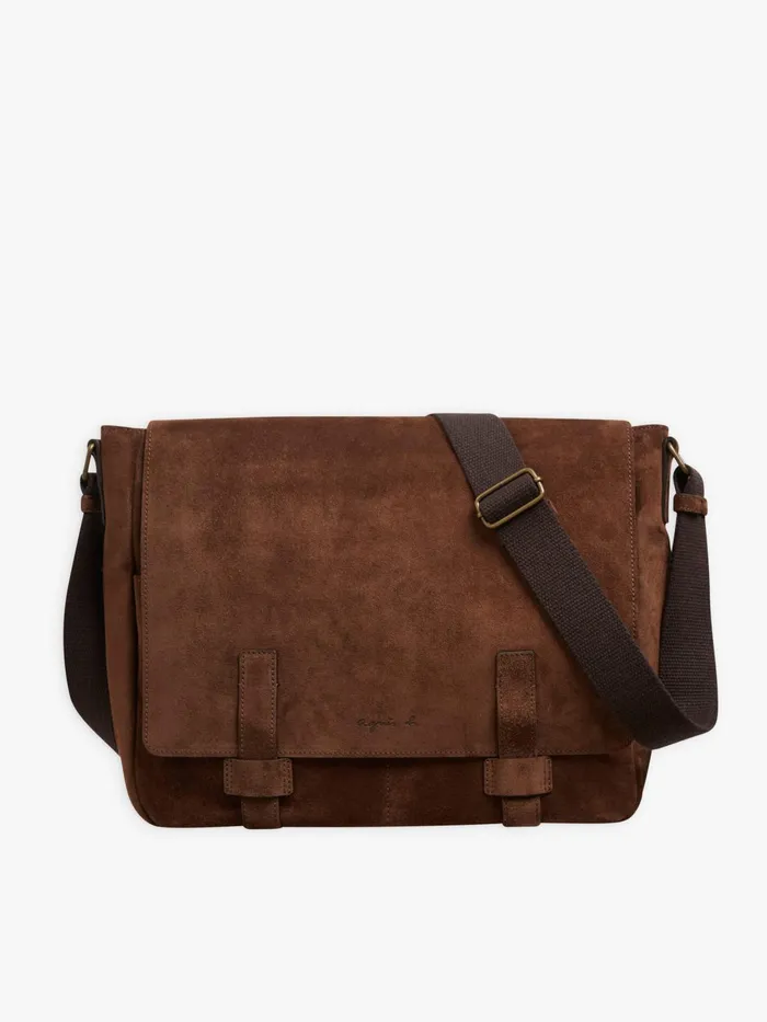Agns B Shoulder Bags Men Brown Calfskin Leather Joshua Bag