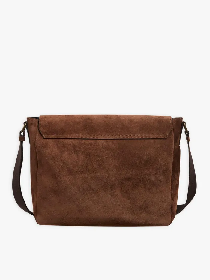 Agns B Shoulder Bags Men Brown Calfskin Leather Joshua Bag