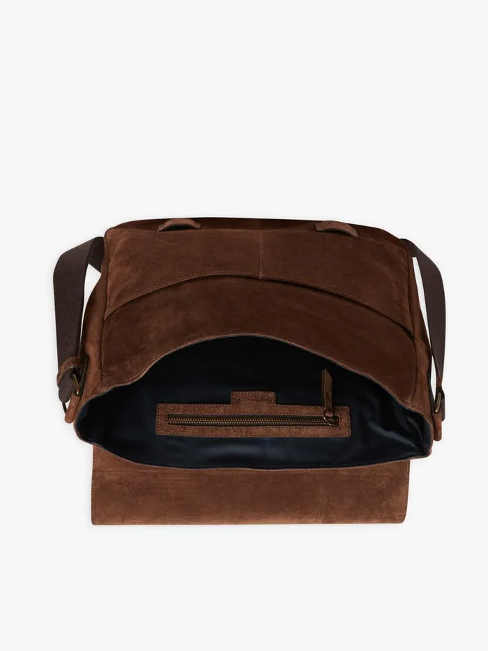 Agns B Shoulder Bags Men Brown Calfskin Leather Joshua Bag