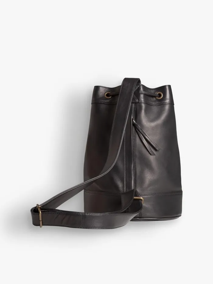 Agns B Shoulder Bags Women Small Baluchon Bag In Black Lambskin