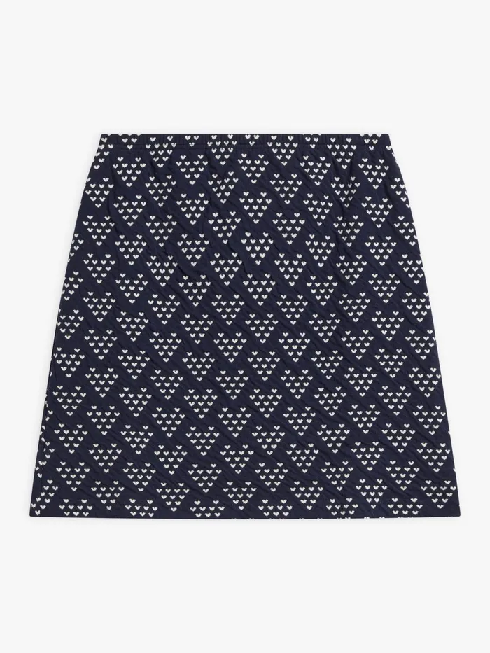 Agns B Skirts and Shorts Women Blue Jacquard Cotton Jersey Sharon Skirt