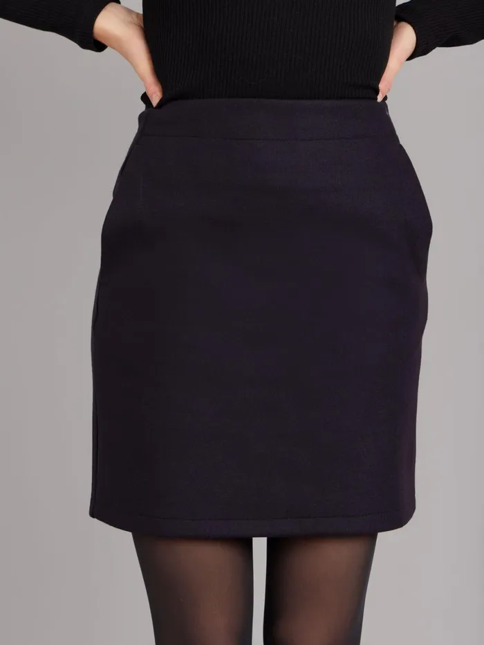 Agns B Skirts and Shorts Women Midnight Blue Short Senso Skirt