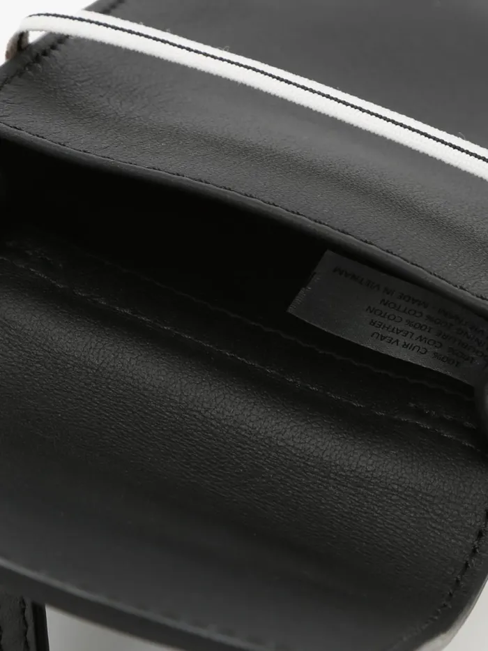 Agns B Small Leather Goods Men Black Leather Gary Phone Case