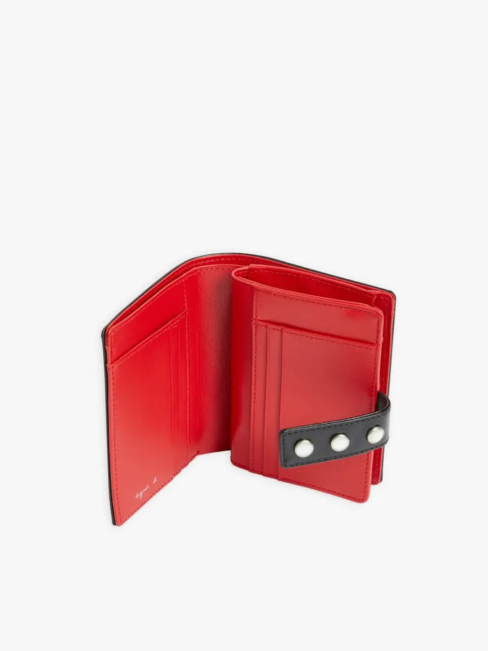 Agns B Small Leather Goods Women Smooth Leather Wallet