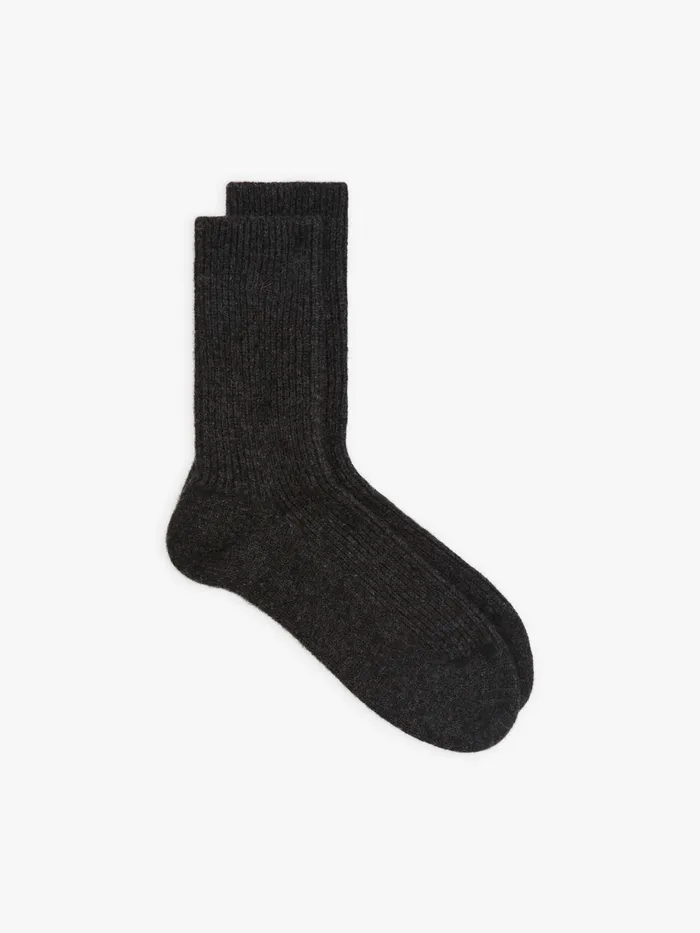 Agns B Socks and Underwear MenWomen Grey Cashmere Willy Socks