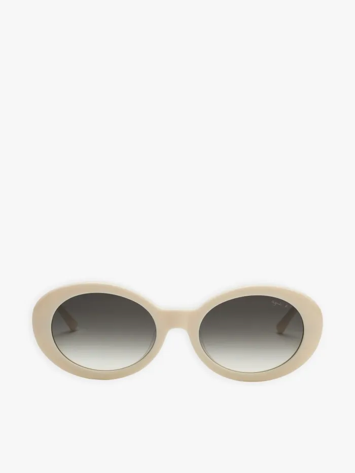 Agns B Sunglasses Women White Romy Sunglasses