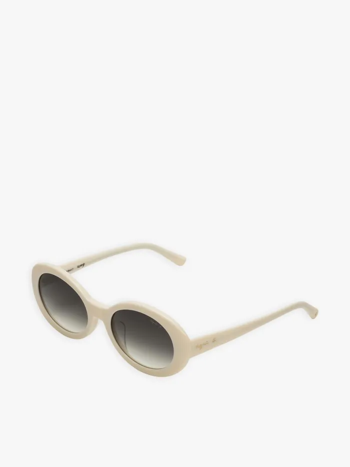Agns B Sunglasses Women White Romy Sunglasses