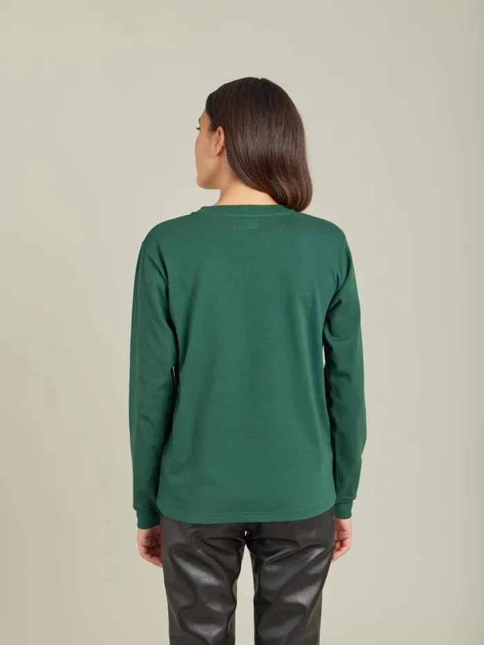 Agns B Tshirts and Polo Shirts Men Green Christof Cotton Jersey Tshirt Pour Paraboot