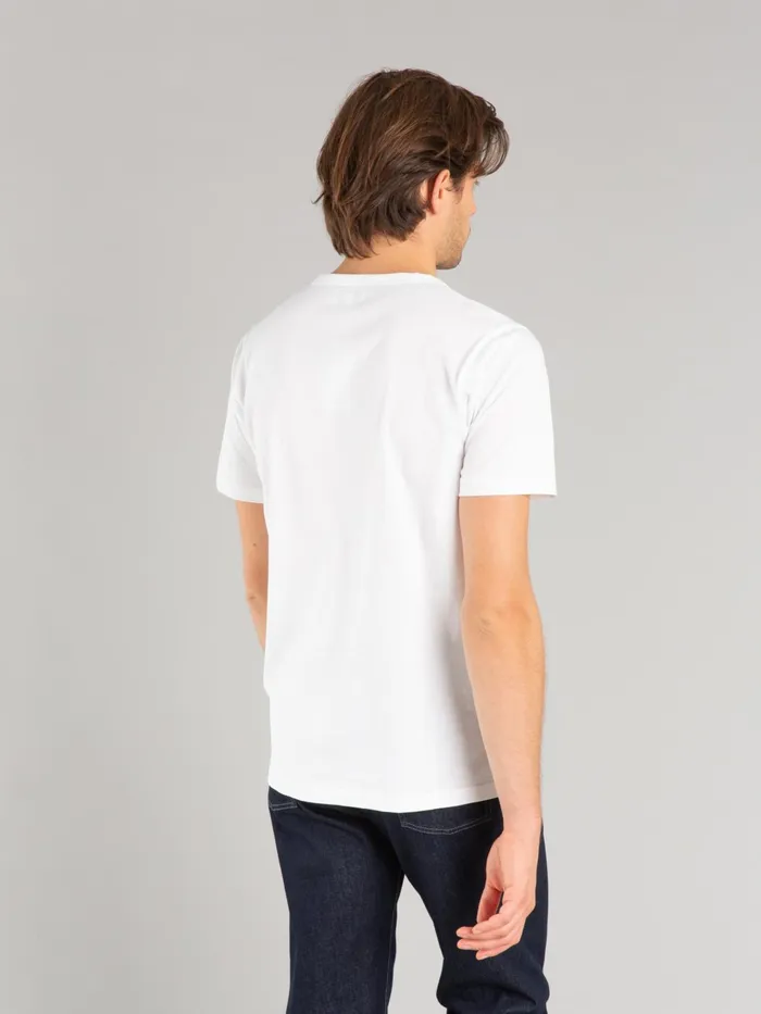 Agns B Tshirts and Polo Shirts Men White Short Sleeves Coulos Star Tshirt