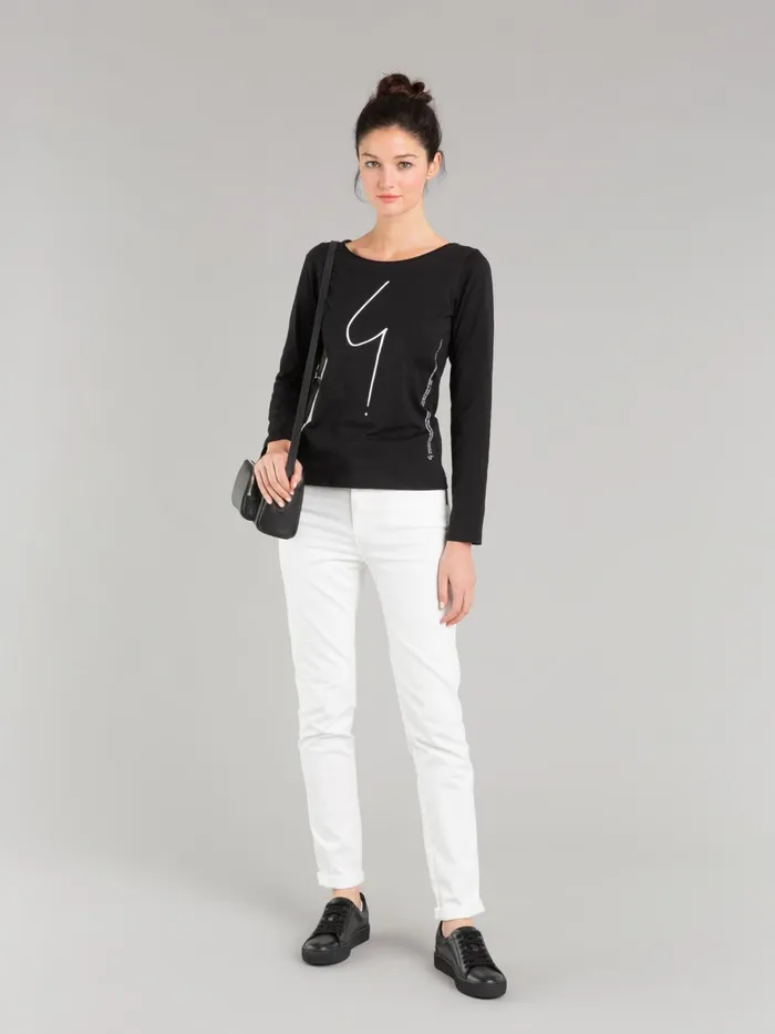 Agns B Tshirts and Tank Tops Women Black Long Sleeves Australie 034irony034 Tshirt