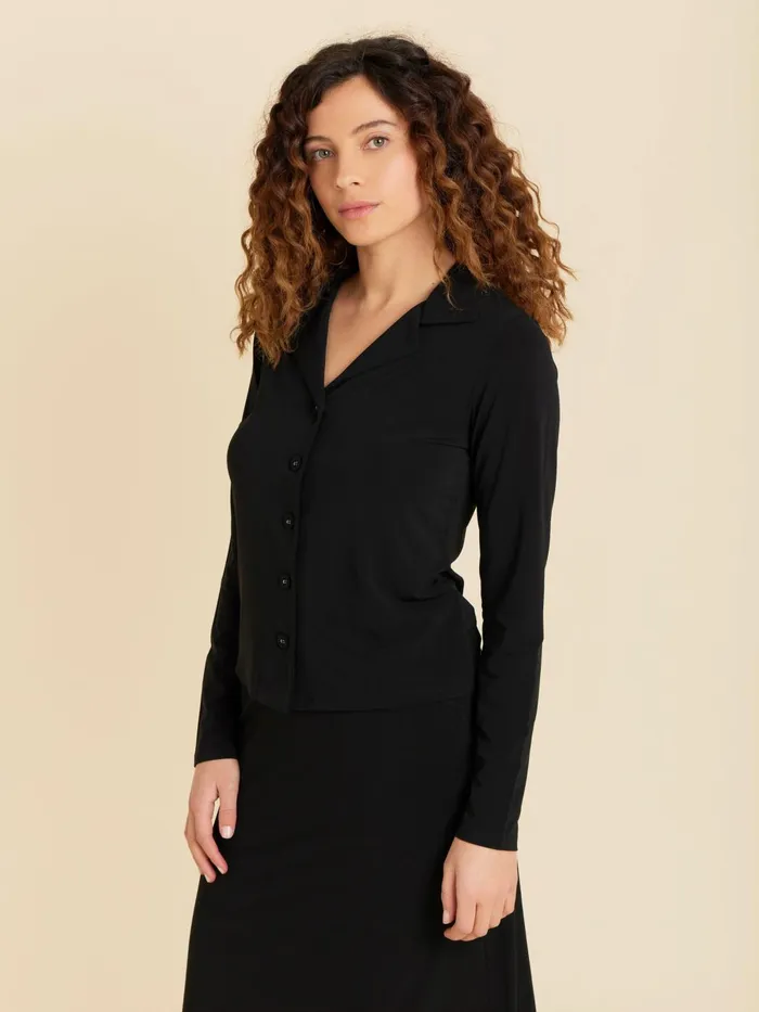 Agns B Tops and Shirts Women Black New Cubana Shirt