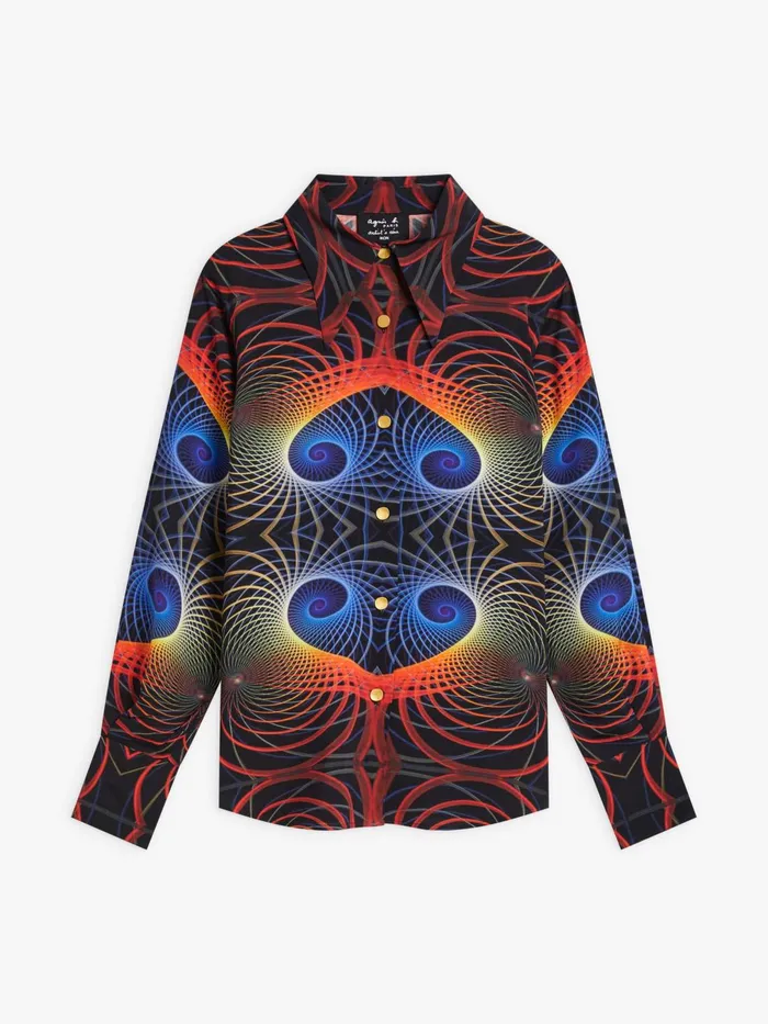 Agns B Tops and Shirts Women Viscose Shirt Artist Ikon