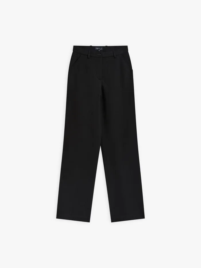 Agns B Trousers and Jeans Women Black Milano Viscose Polisson Trousers
