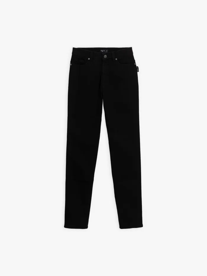 Agns B Trousers and Jeans Women Black Misfits US Slim Jeans