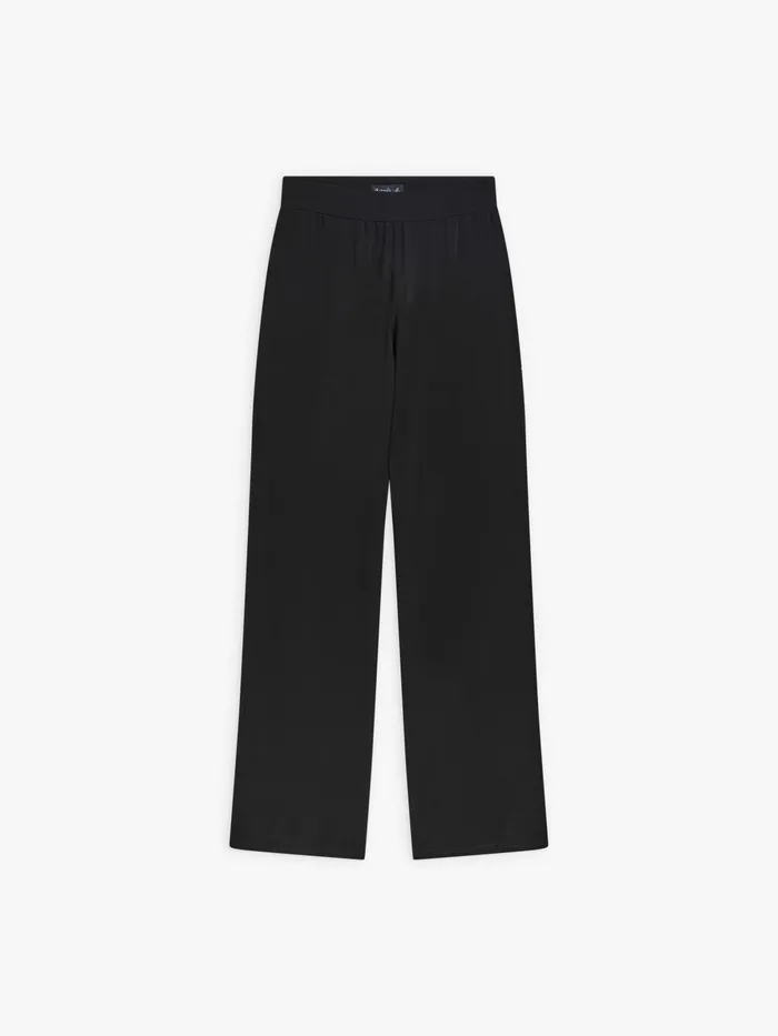 Agns B Trousers and Jeans Women Black Viscose Blend Elegant Trouser