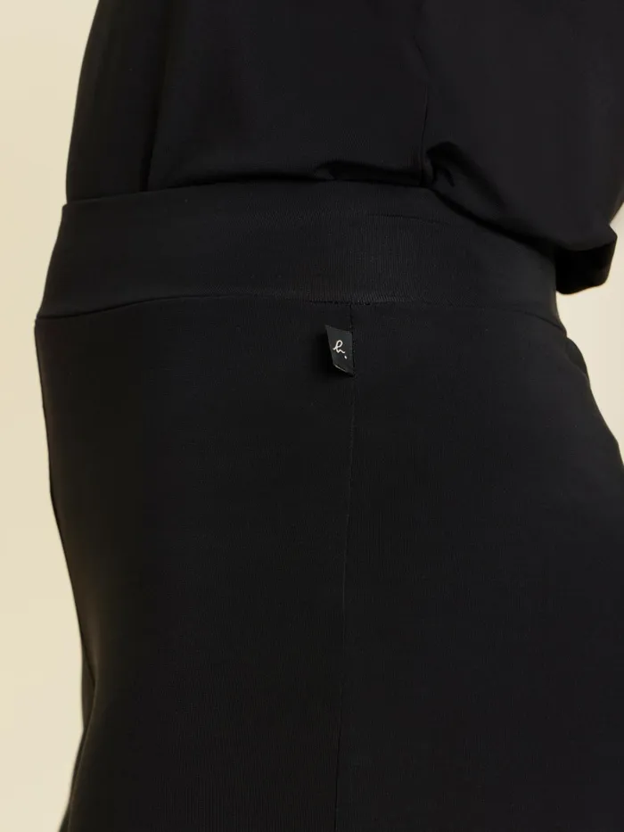 Agns B Trousers and Jeans Women Black Viscose Blend Elegant Trouser