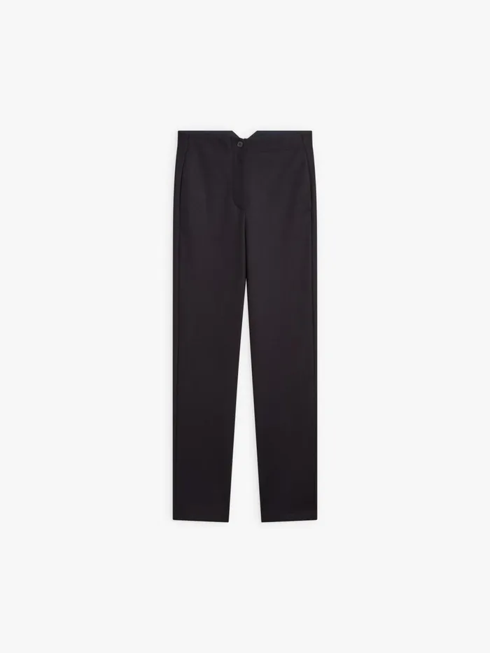 Agns B Trousers and Jeans Women Blue Wool Senso Trousers