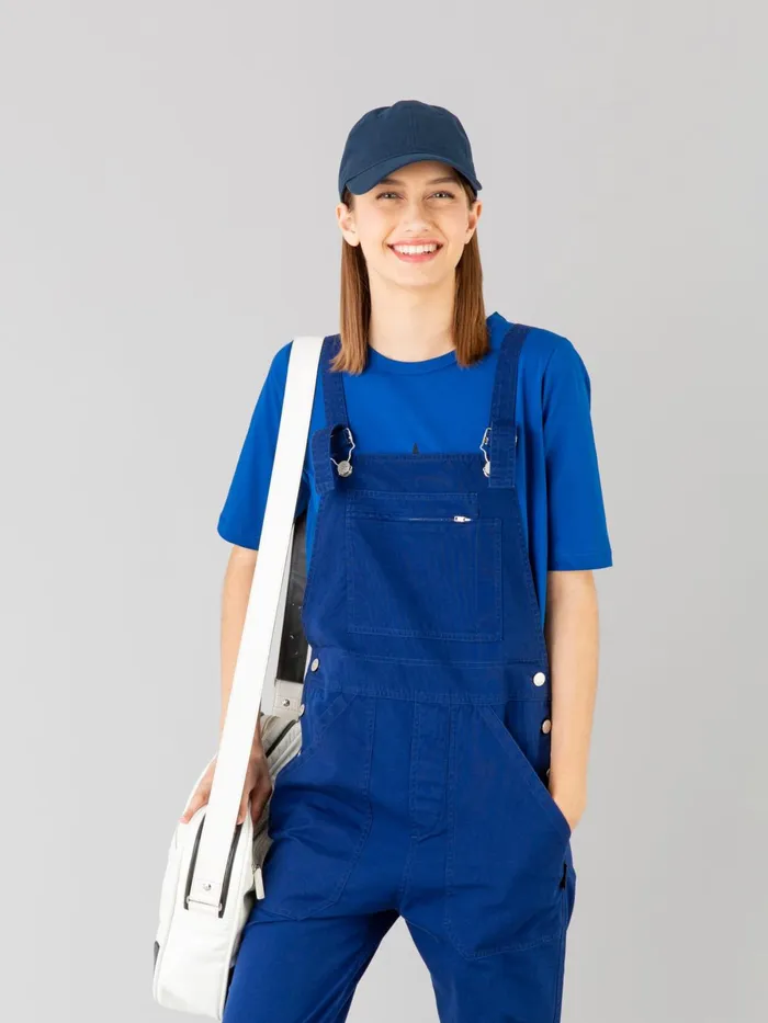 Agns B Trousers and Jeans Women Cotton Dungarees