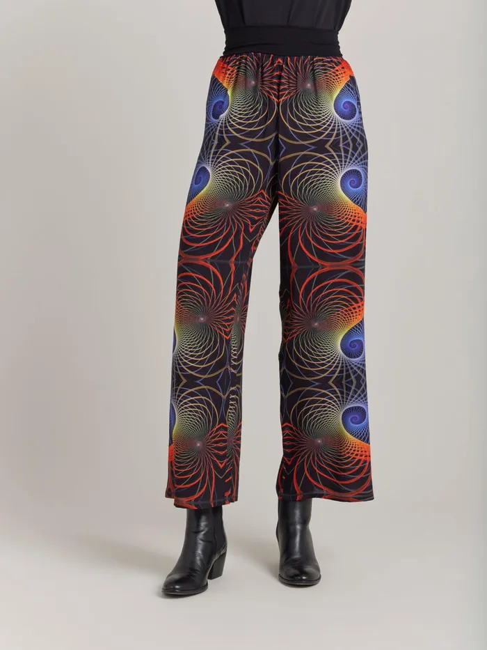 Agns B Trousers and Jeans Women Viscose Print Ikon Trousers