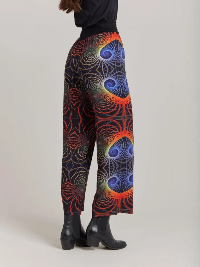 Agns B Trousers and Jeans Women Viscose Print Ikon Trousers