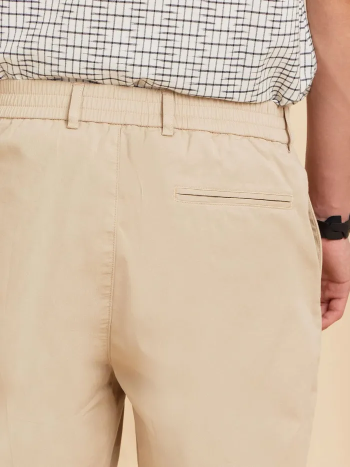 Agns B Trousers Men Beige Cotton Jami Trousers