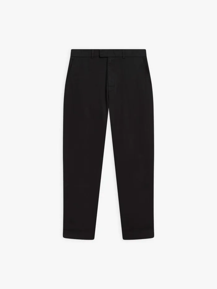 Agns B Trousers Men Black Cotton Jami Trousers