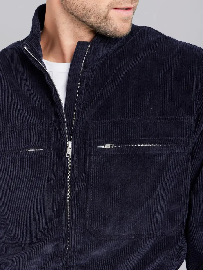 Agns B Trousers Men Blue Cotton Teo Jumpsuit