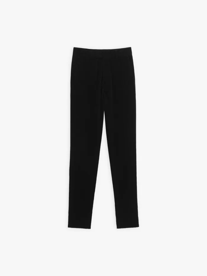 Agns B Trousers Men Jamey Trousers In Black Cotton Corduroy