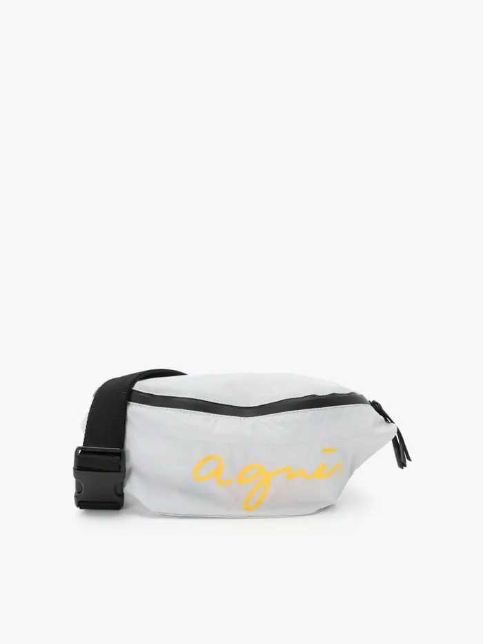 Agns B Waist Bags Men Grey Nylon Bum Bag