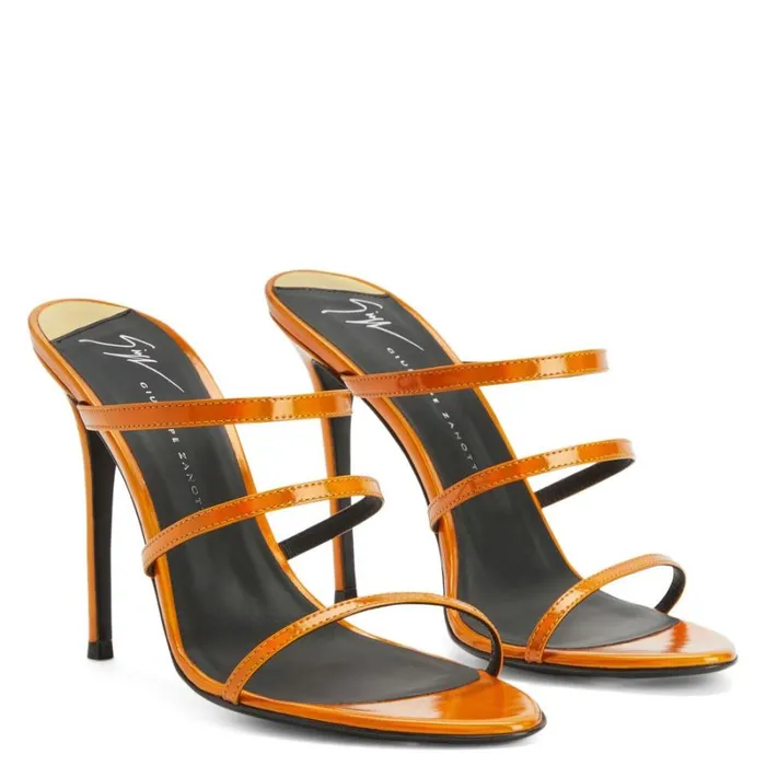 Alimha Orange Women Giuseppe Zanotti Sandals
