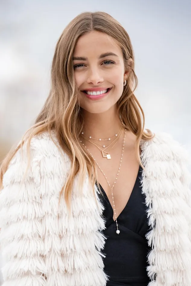 Altar039d State 18K Gold Dipped Dainty Pearl Charm Necklace Women Jewelry