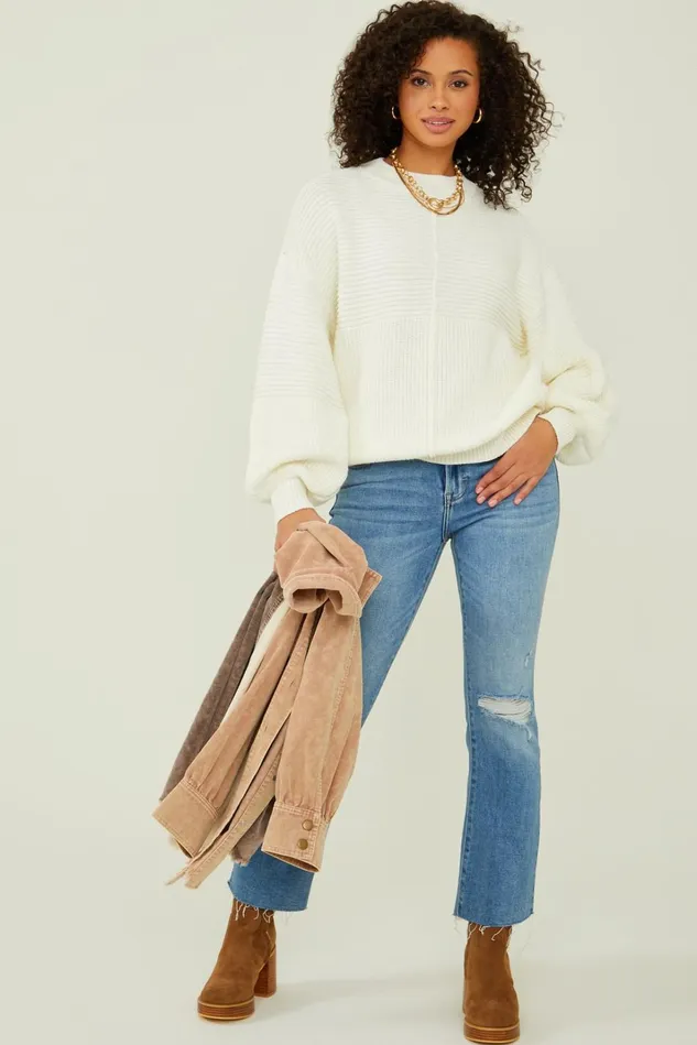 Altar039d State Addie Ribbed Sweater Women Sweaters