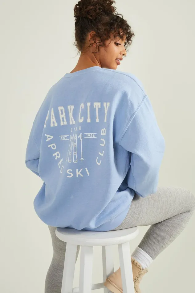 Altar039d State Aprs Ski Club Graphic Sweatshirt Women Activewear