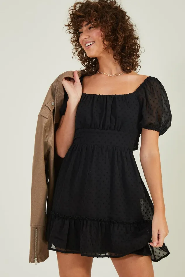 Altar039d State Aurelia Clip Dot Dress Women Mini