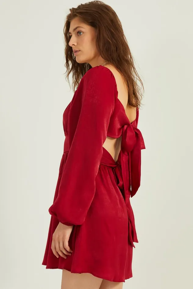 Altar039d State Blakely Satin Dress Women Casual